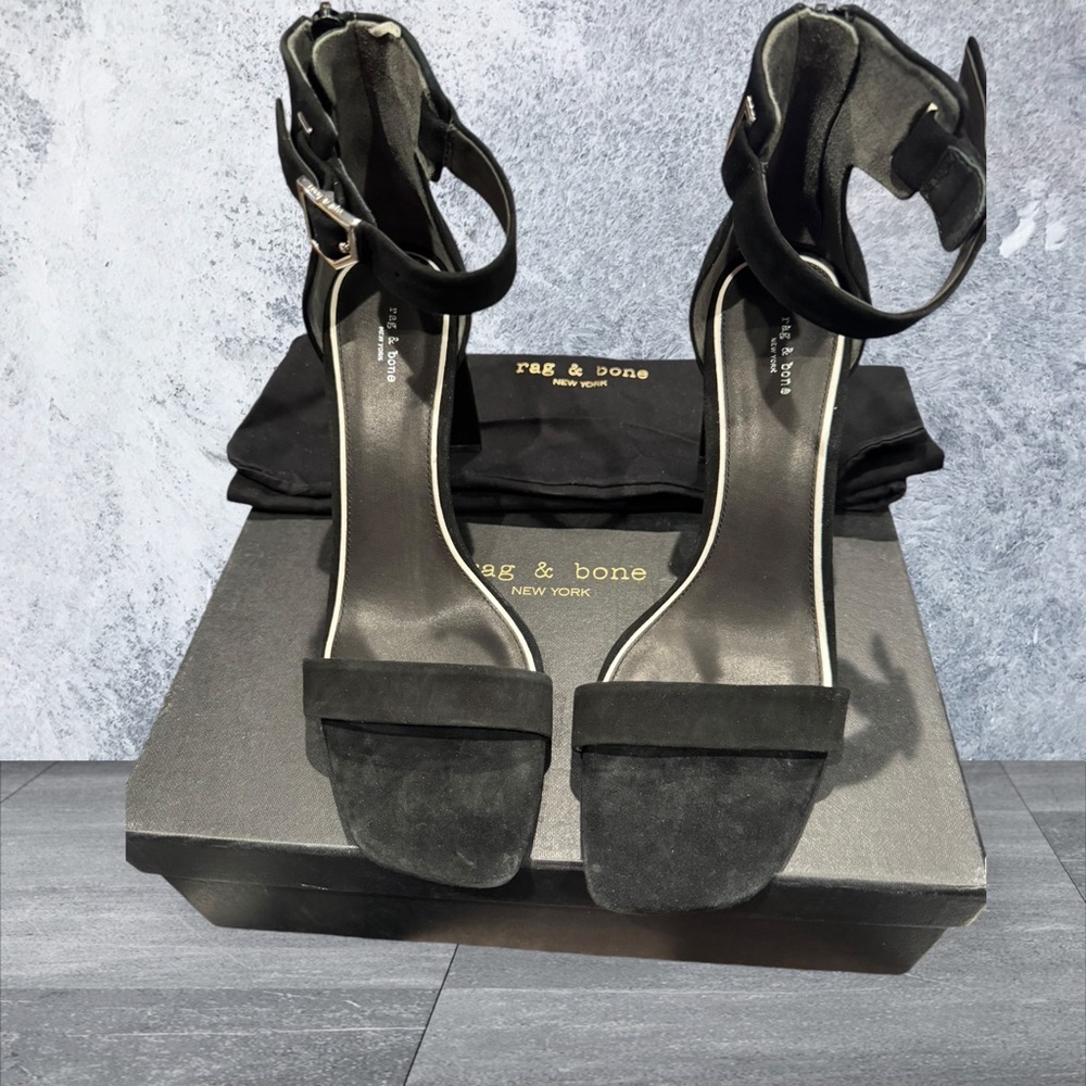 Rag & Bone Women's Black suede Heels